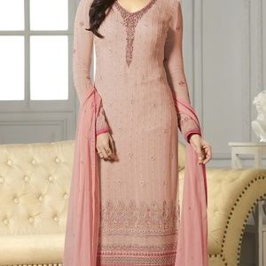 Indian Pakistani Pink Salwar Kameez